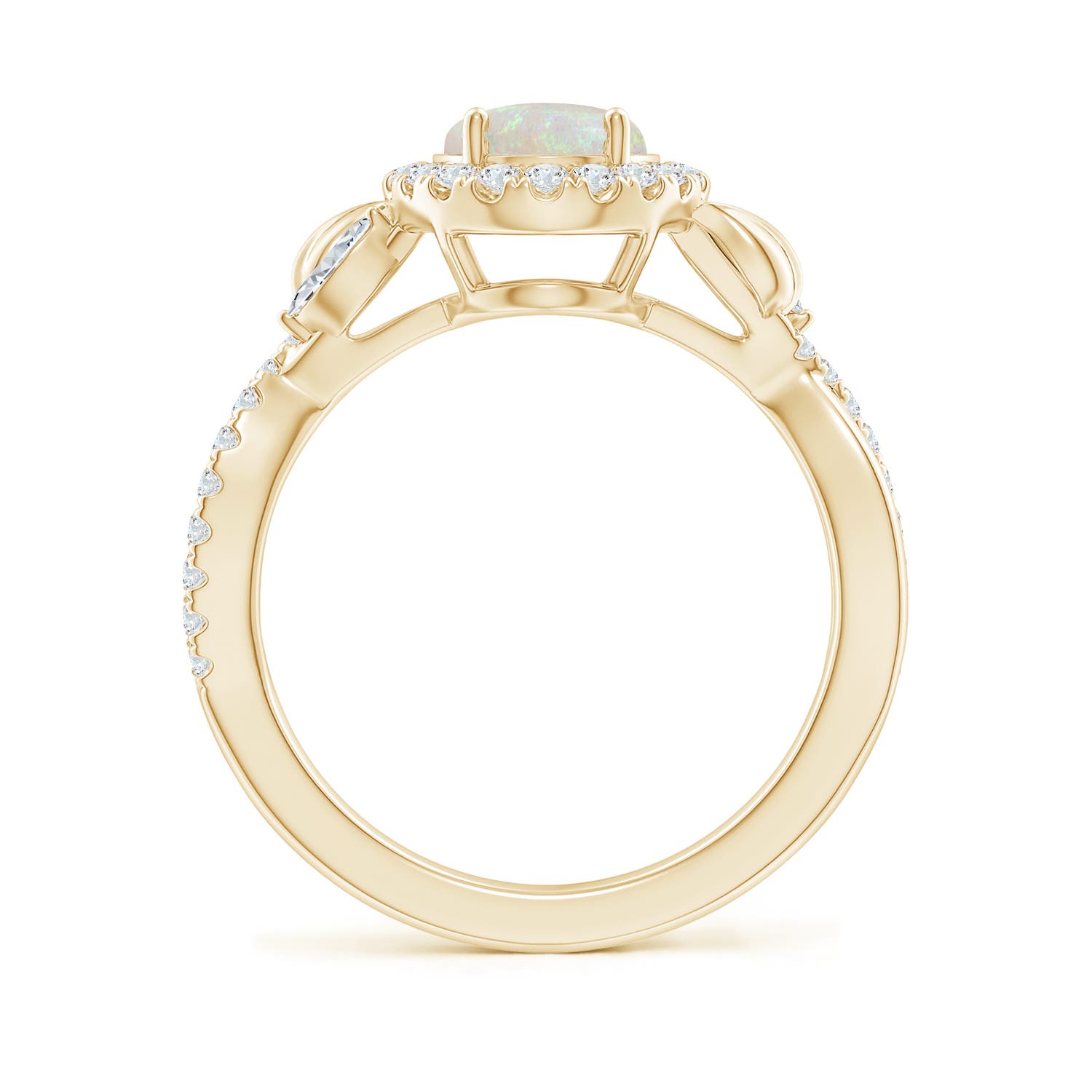 AA - Opal / 1.58 CT / 14 KT Yellow Gold