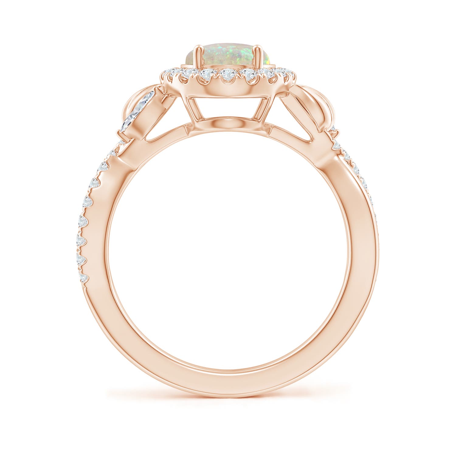 AAA - Opal / 1.58 CT / 14 KT Rose Gold