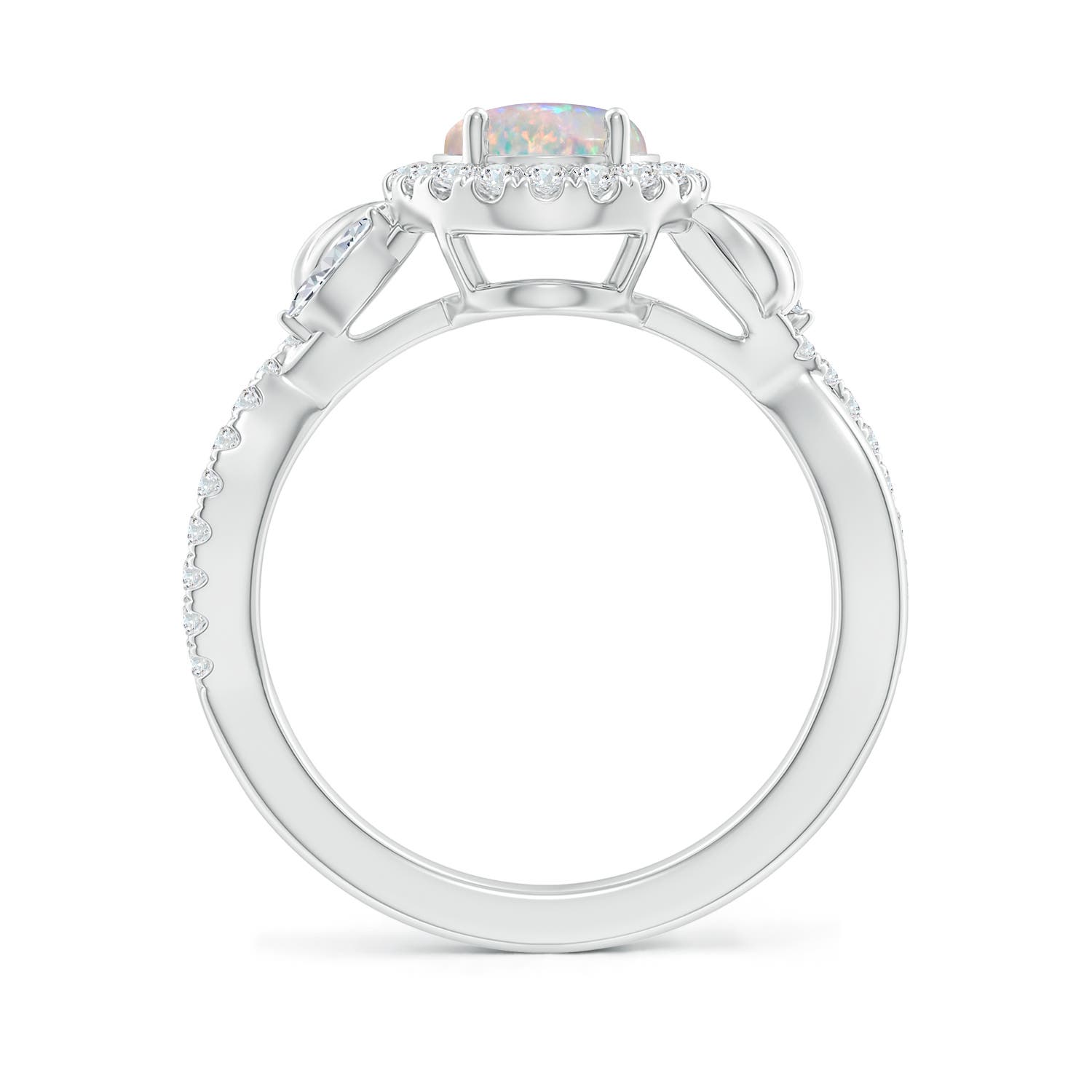 AAAA - Opal / 1.58 CT / 14 KT White Gold