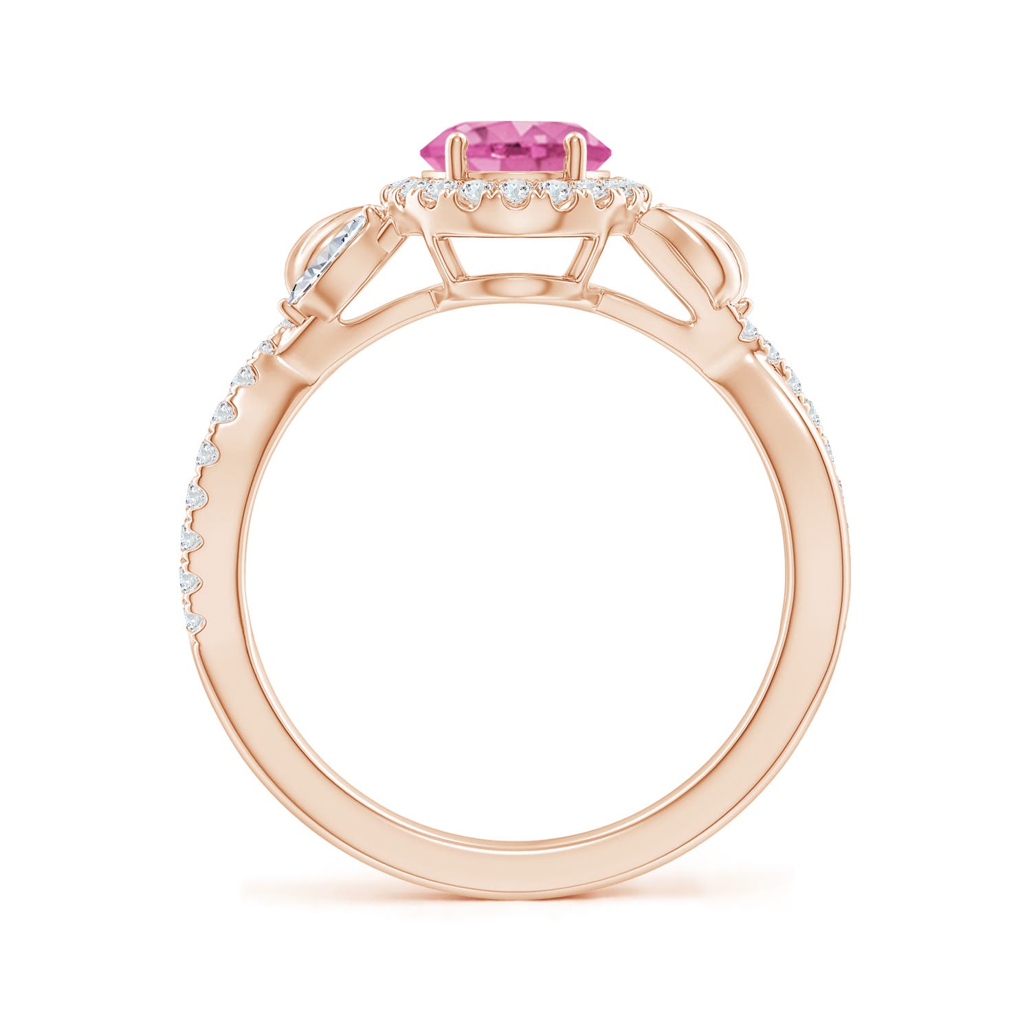 AA - Pink Sapphire / 1.99 CT / 14 KT Rose Gold