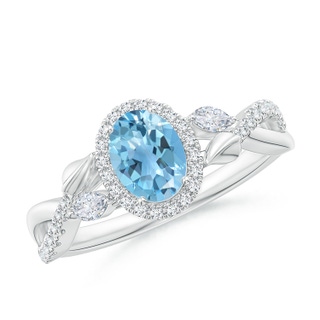 Oval A Swiss Blue Topaz