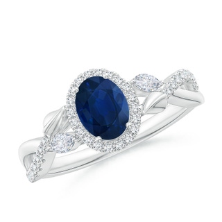 Oval AA Blue Sapphire