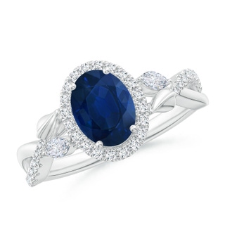 Oval AA Blue Sapphire