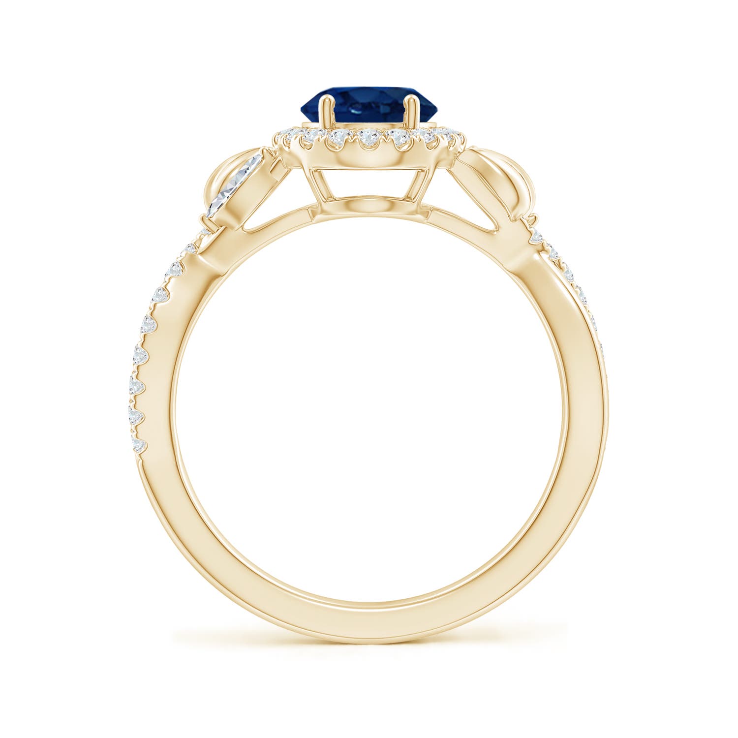 AA - Blue Sapphire / 1.97 CT / 14 KT Yellow Gold