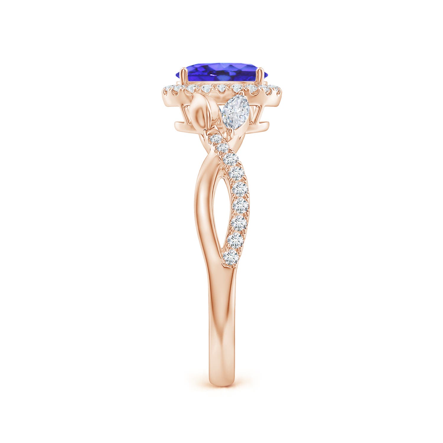 AA - Tanzanite / 1.32 CT / 14 KT Rose Gold