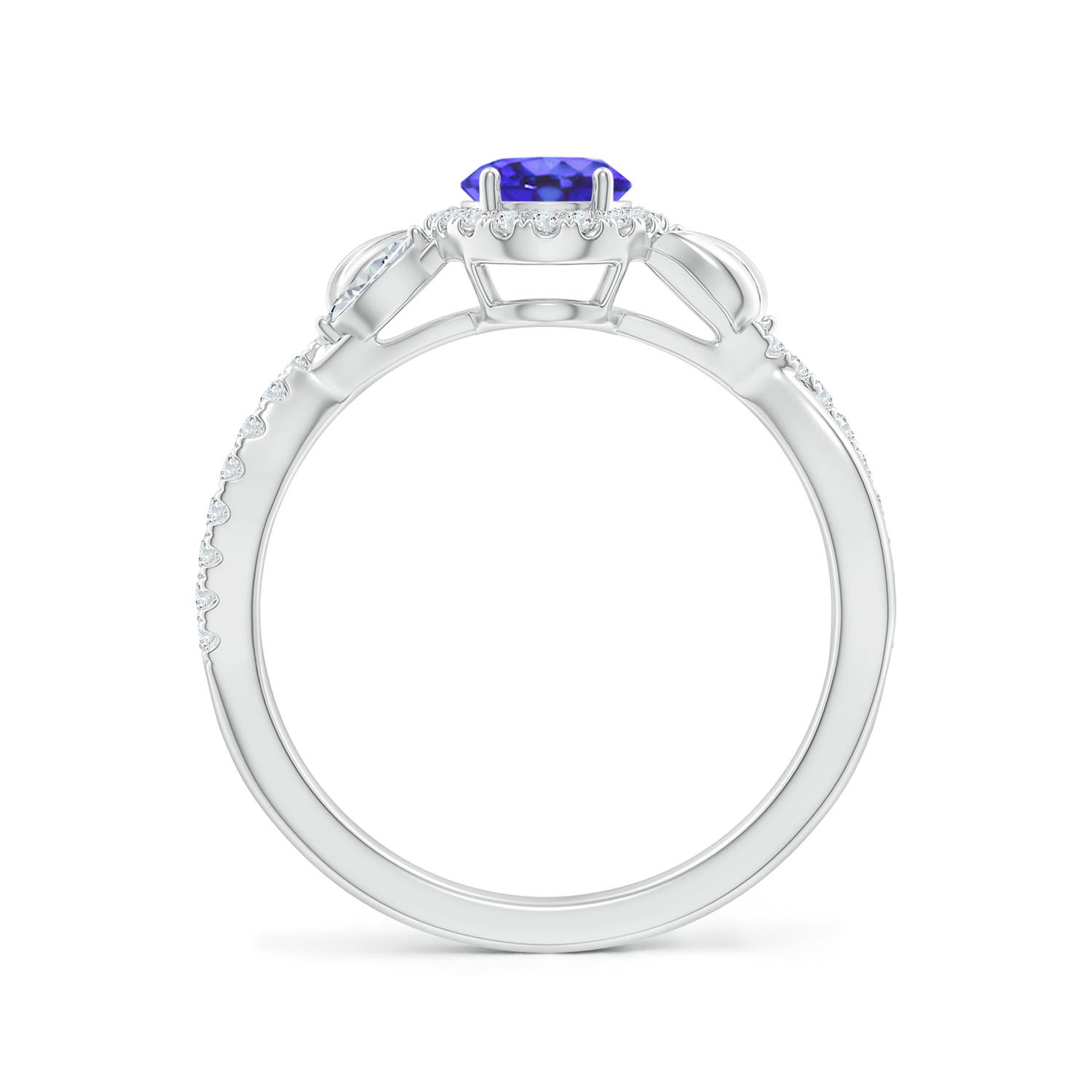 AA - Tanzanite / 1.32 CT / 14 KT White Gold