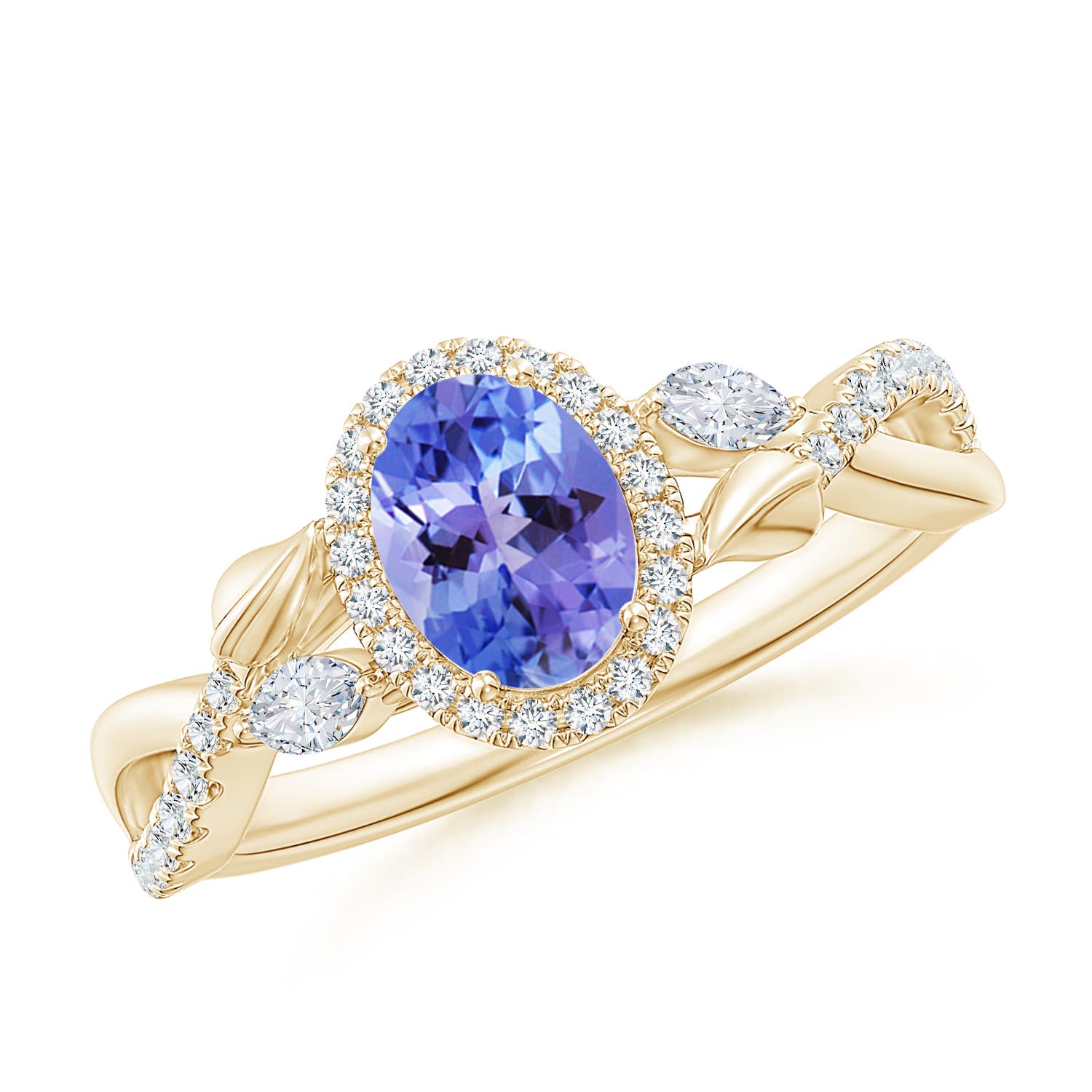 AA - Tanzanite / 1.32 CT / 14 KT Yellow Gold