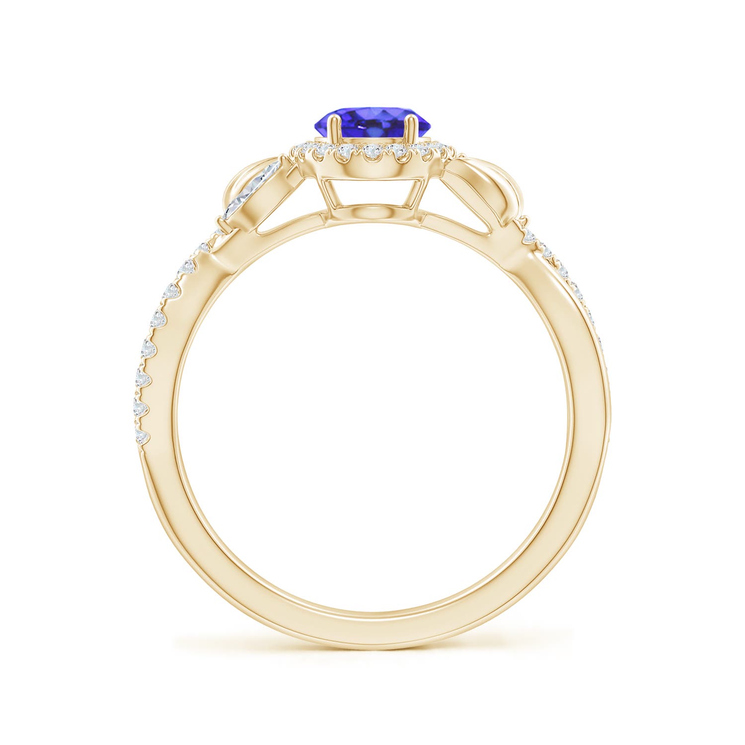 AA - Tanzanite / 1.32 CT / 14 KT Yellow Gold