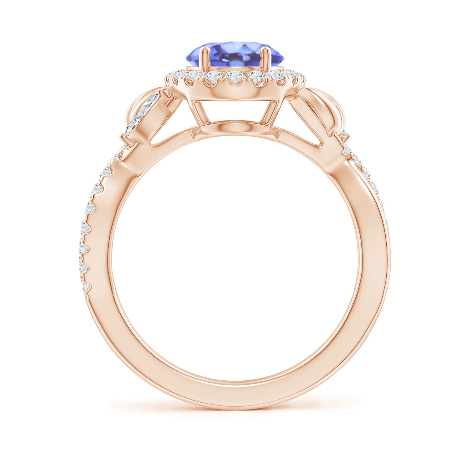 A - Tanzanite / 2.49 CT / 14 KT Rose Gold