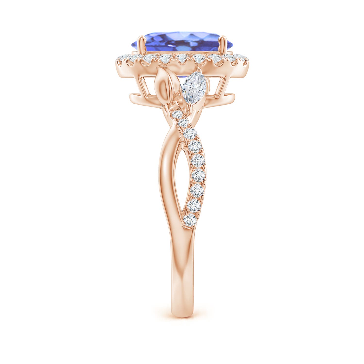 A - Tanzanite / 2.49 CT / 14 KT Rose Gold