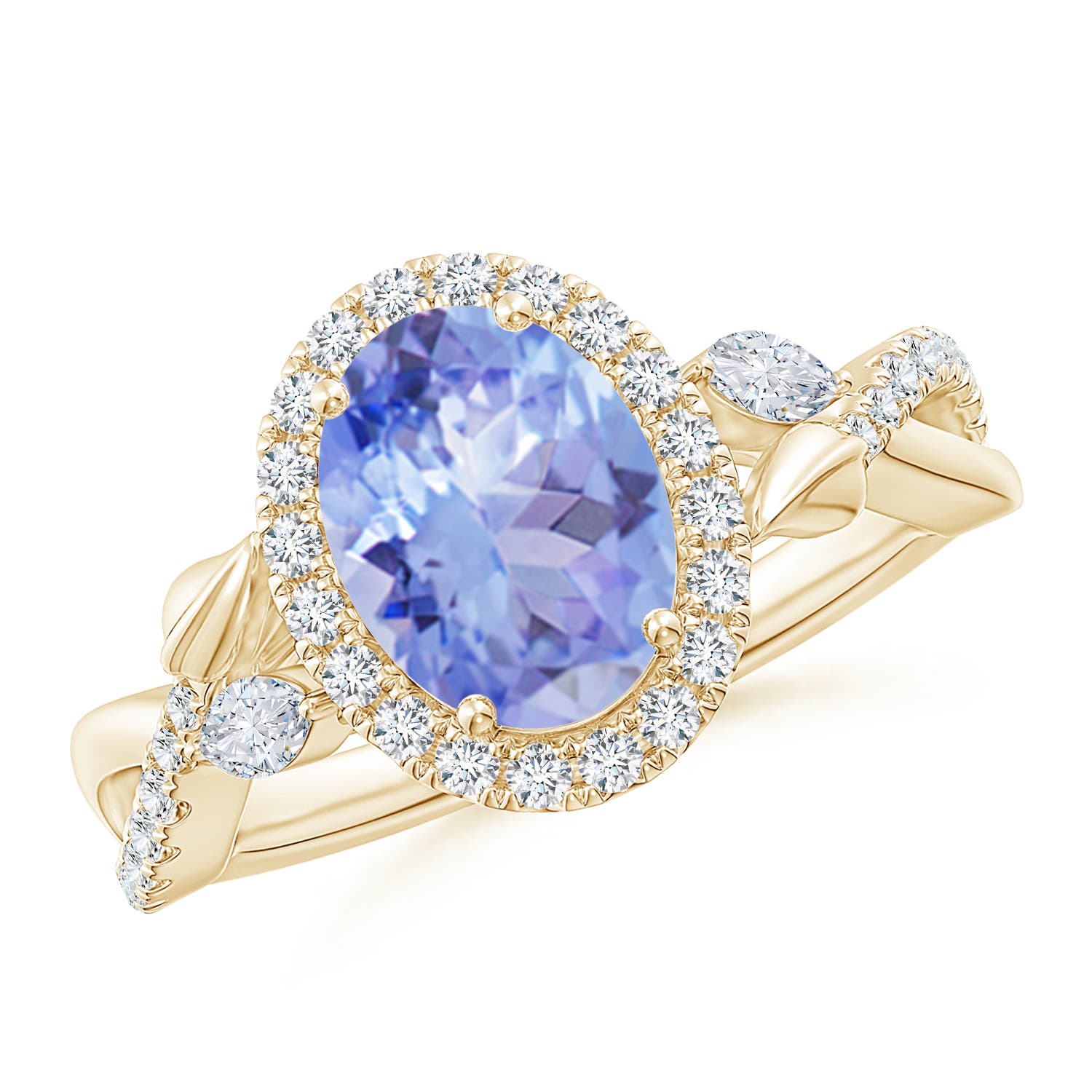 A - Tanzanite / 2.49 CT / 14 KT Yellow Gold