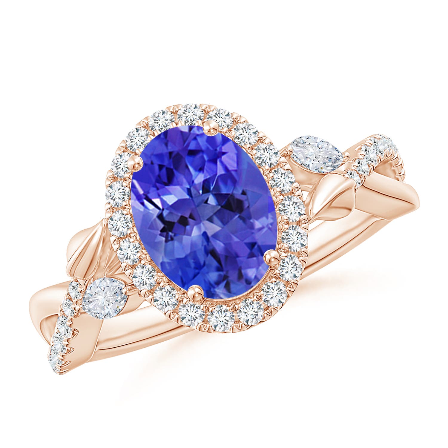 AAA - Tanzanite / 2.49 CT / 14 KT Rose Gold