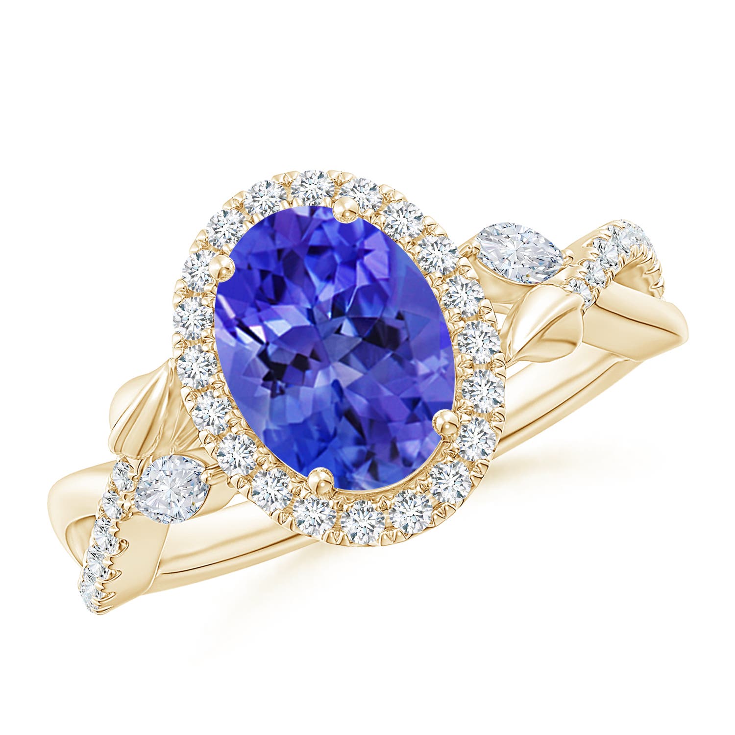 AAA - Tanzanite / 2.49 CT / 14 KT Yellow Gold