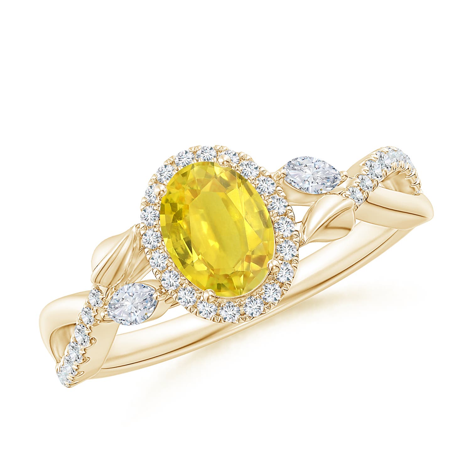 AA - Yellow Sapphire / 1.4 CT / 14 KT Yellow Gold