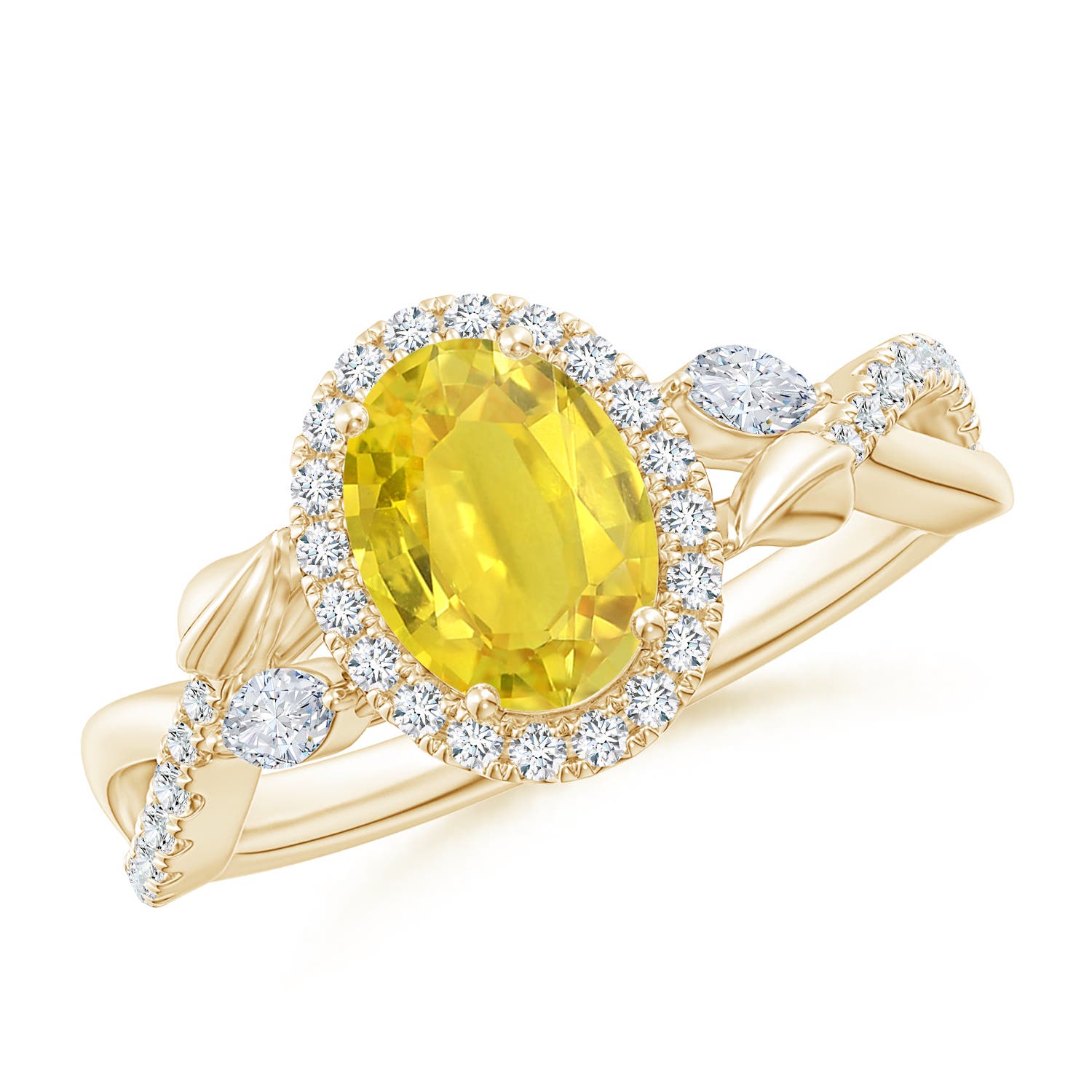 AA - Yellow Sapphire / 1.92 CT / 14 KT Yellow Gold