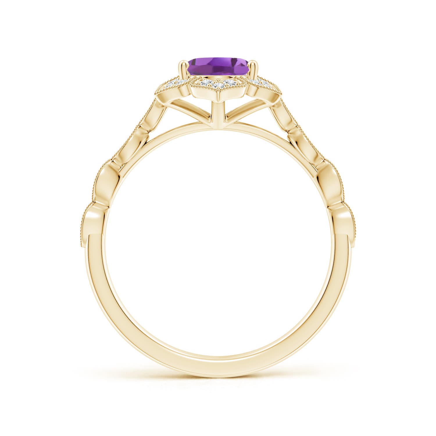 A - Amethyst / 1.33 CT / 14 KT Yellow Gold