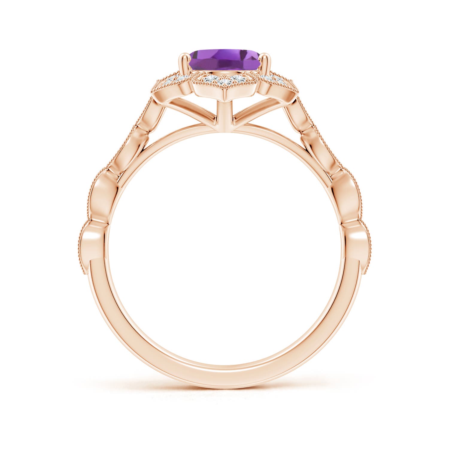 A - Amethyst / 1.86 CT / 14 KT Rose Gold