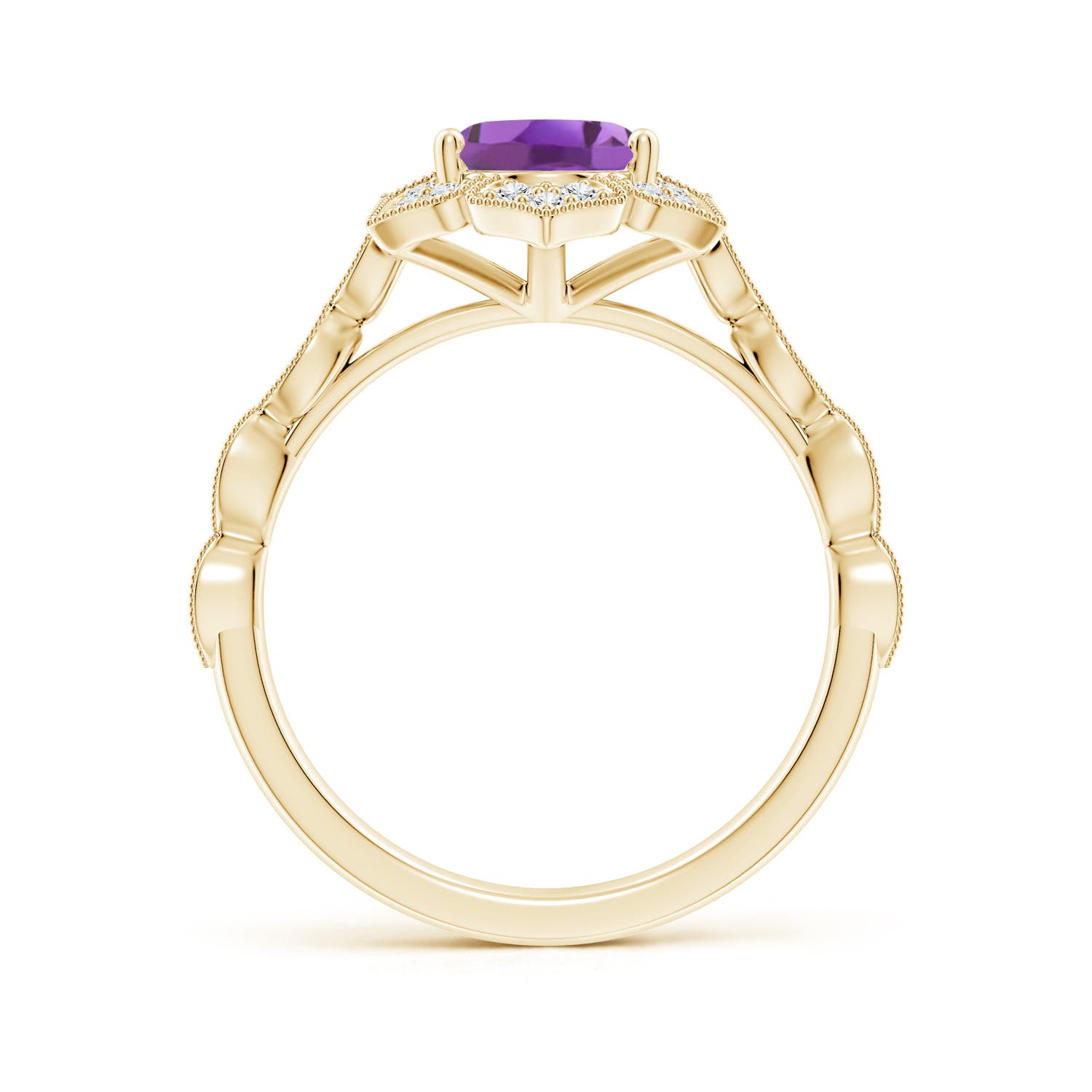 A - Amethyst / 1.86 CT / 14 KT Yellow Gold