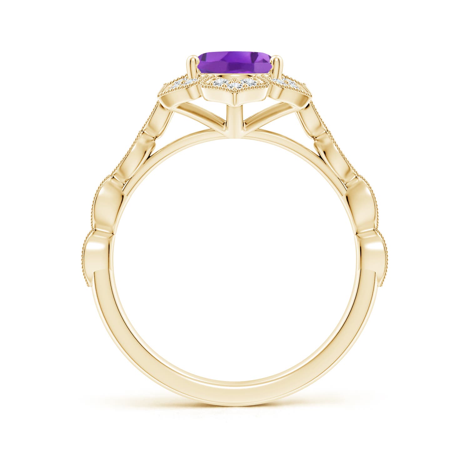 AA - Amethyst / 1.86 CT / 14 KT Yellow Gold