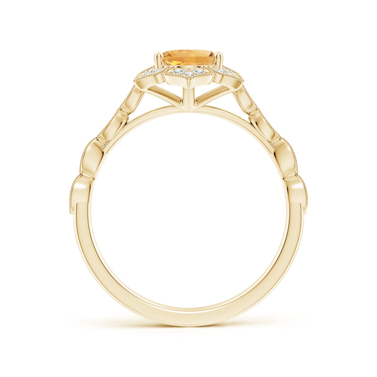 A - Citrine / 1.28 CT / 14 KT Yellow Gold