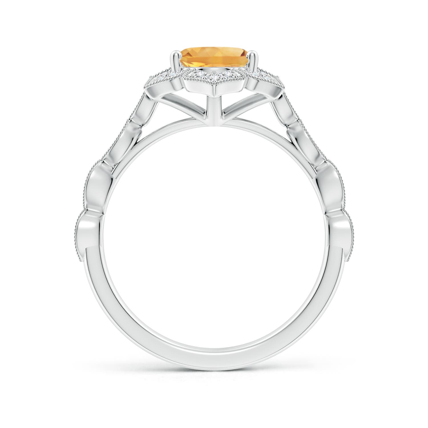 A - Citrine / 1.91 CT / 14 KT White Gold