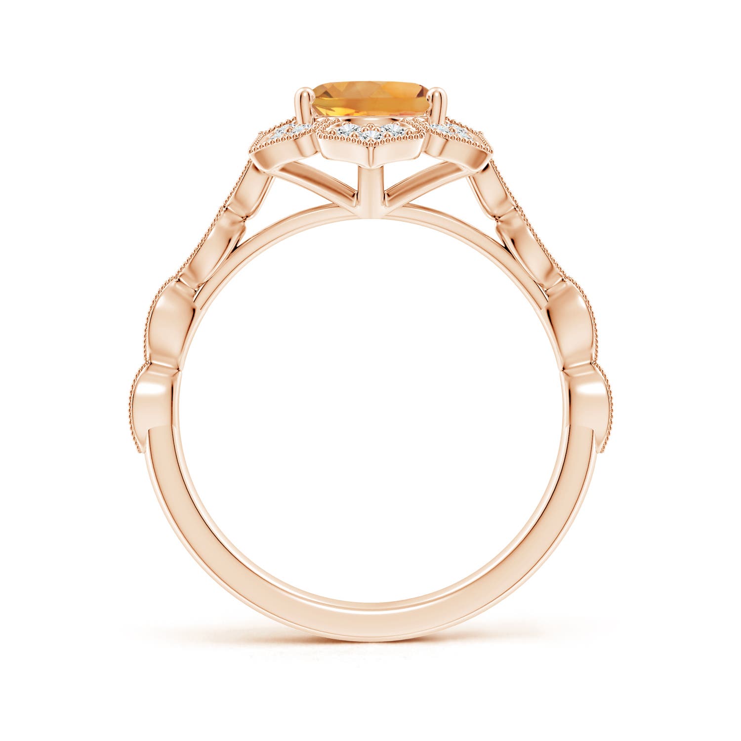 AA - Citrine / 1.91 CT / 14 KT Rose Gold