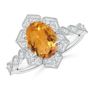 Oval AA Citrine