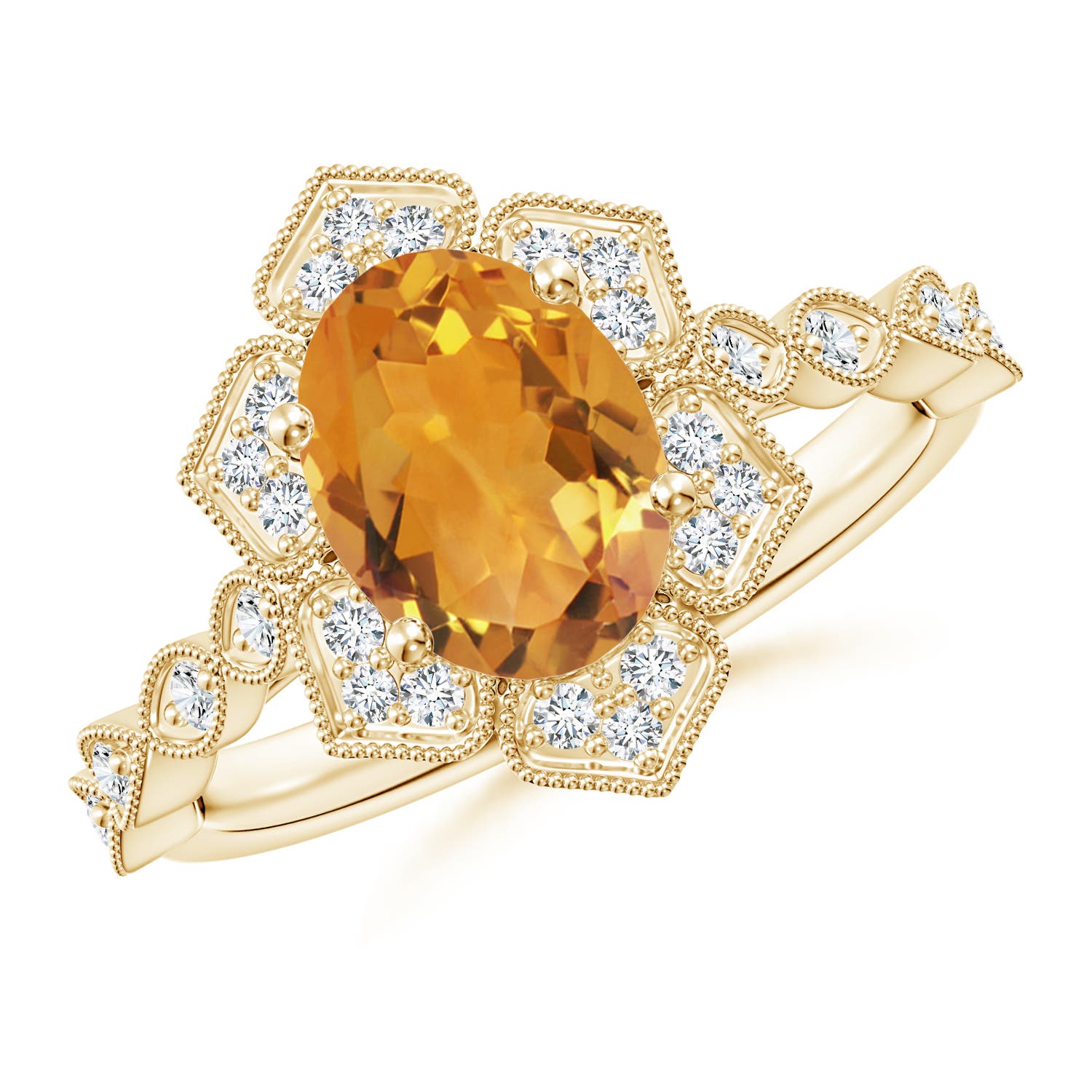 AA - Citrine / 1.91 CT / 14 KT Yellow Gold