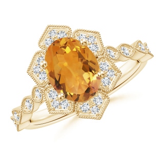 Oval AA Citrine