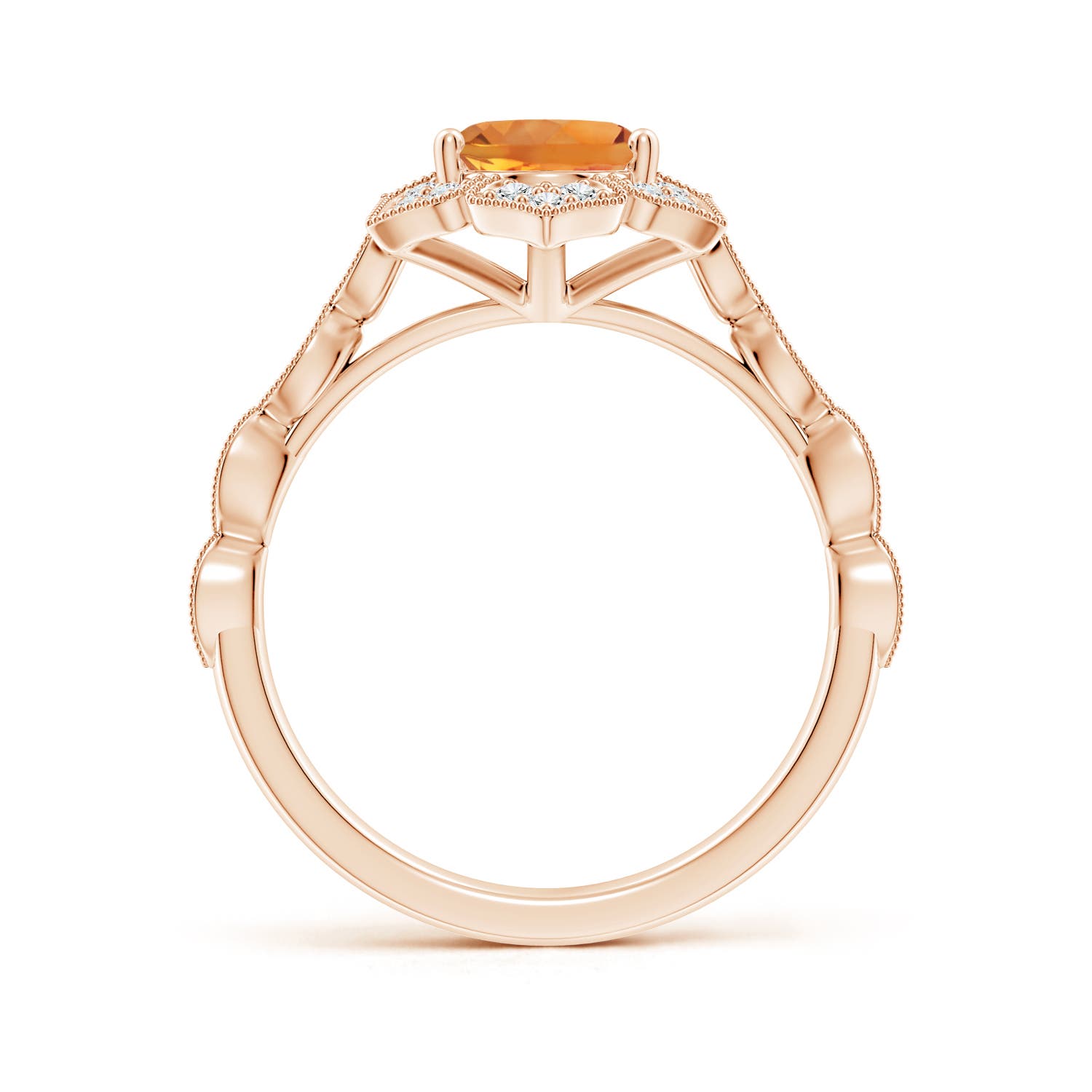 AAA - Citrine / 1.91 CT / 14 KT Rose Gold