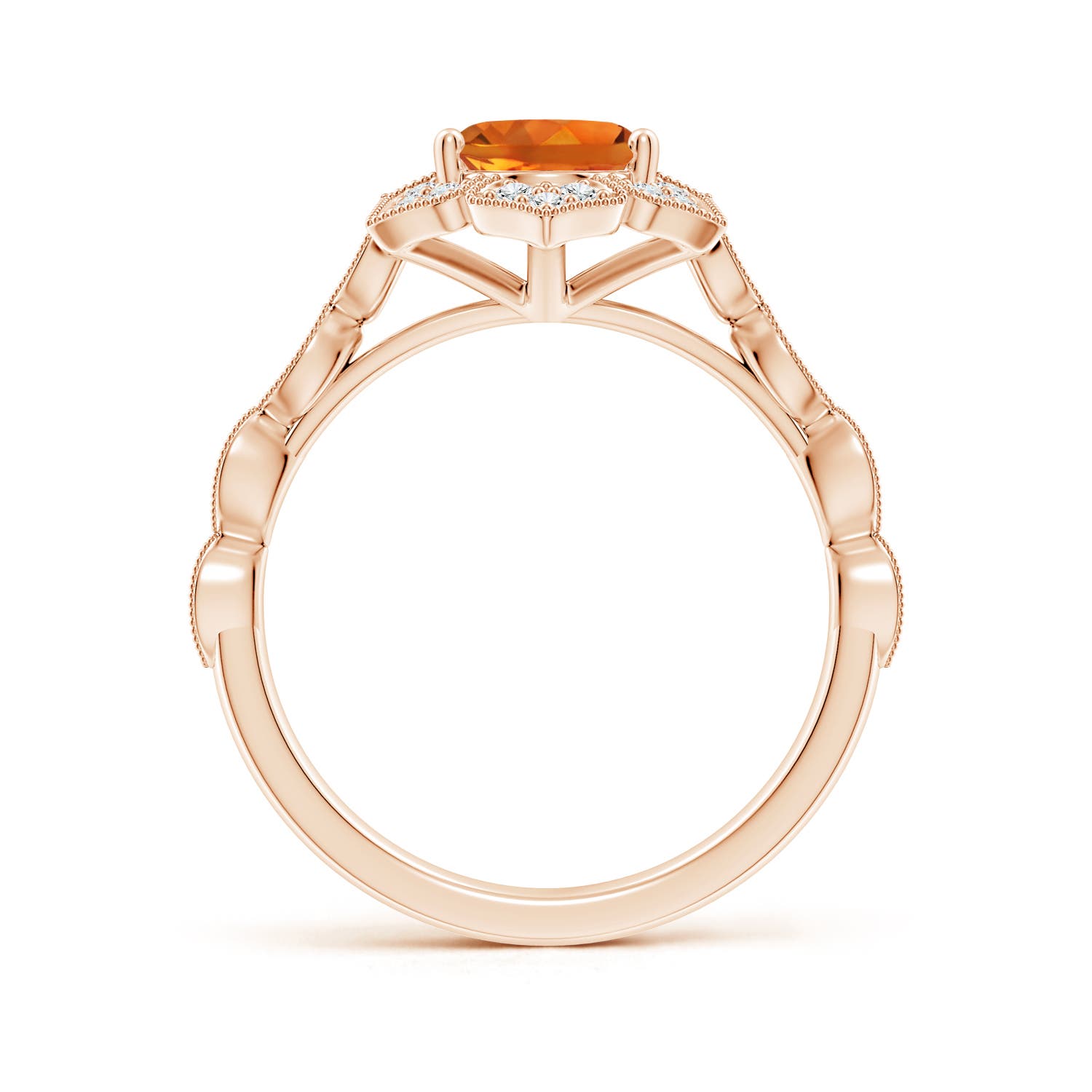 AAAA - Citrine / 1.91 CT / 14 KT Rose Gold