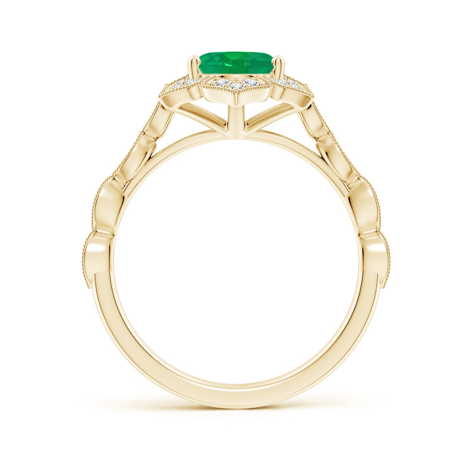 AA - Emerald / 1.76 CT / 14 KT Yellow Gold