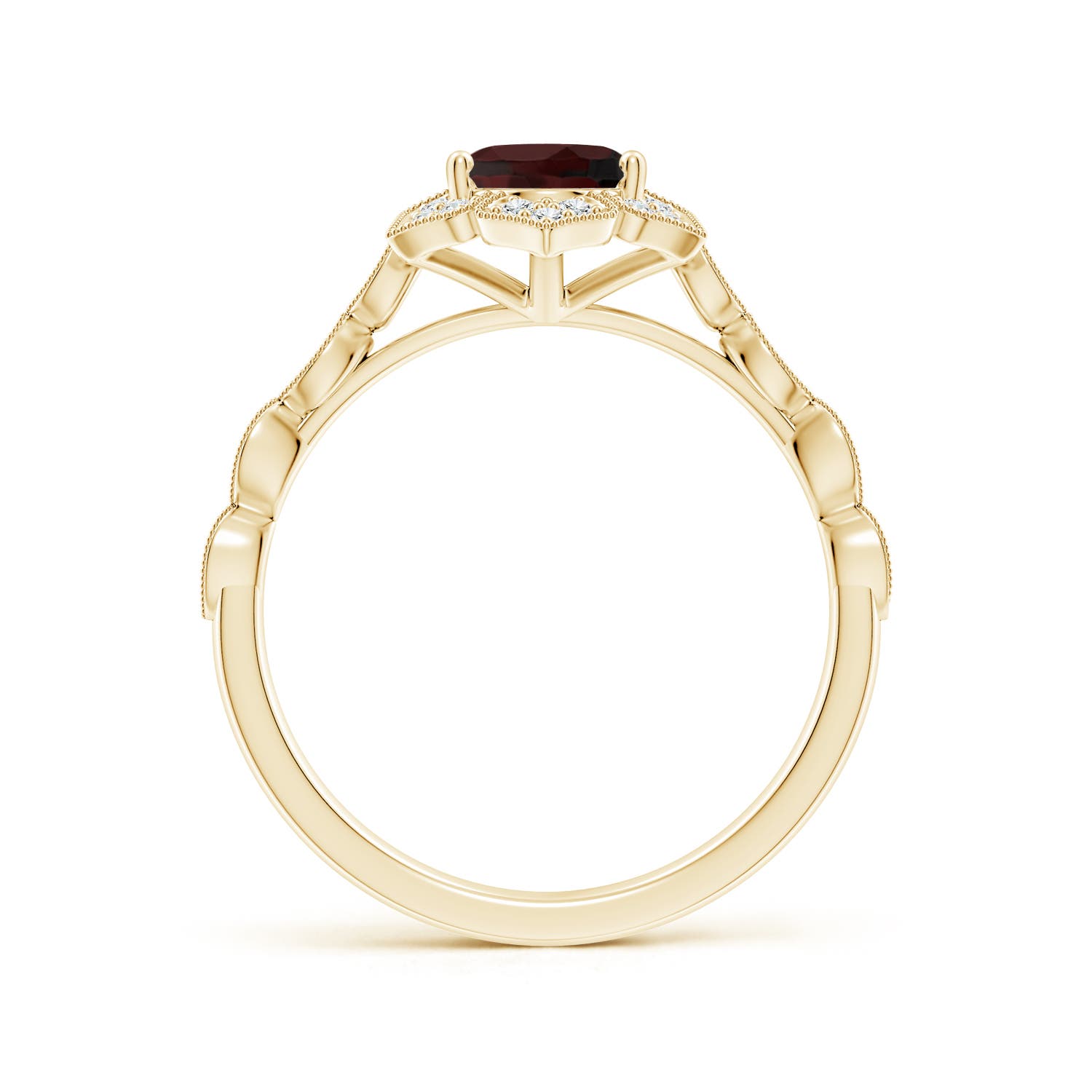 A - Garnet / 1.63 CT / 14 KT Yellow Gold