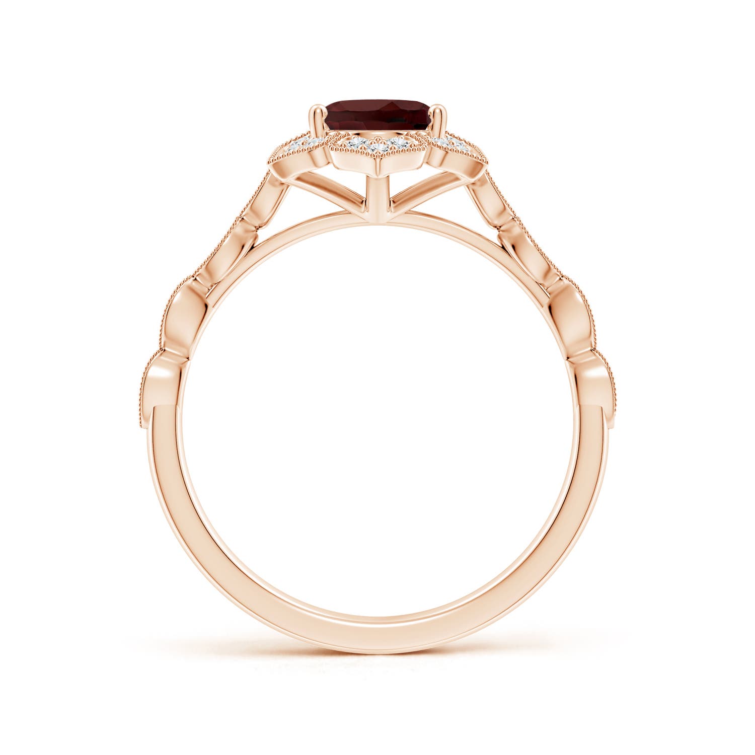 AA - Garnet / 1.63 CT / 14 KT Rose Gold