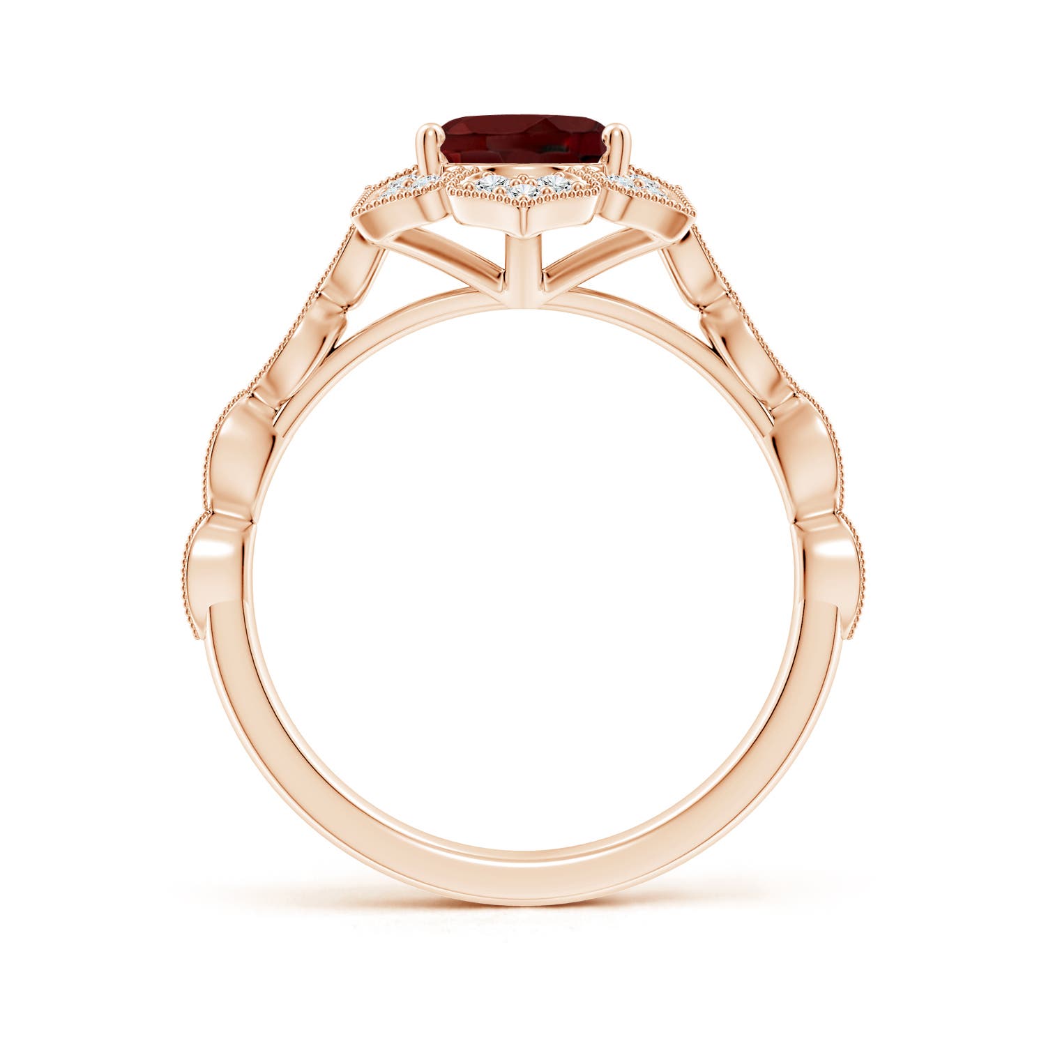 AAA - Garnet / 2.26 CT / 14 KT Rose Gold