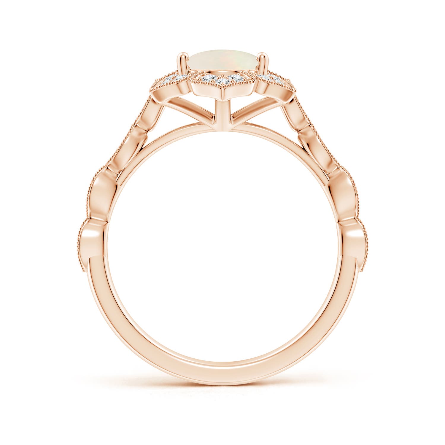 A - Opal / 1.36 CT / 14 KT Rose Gold