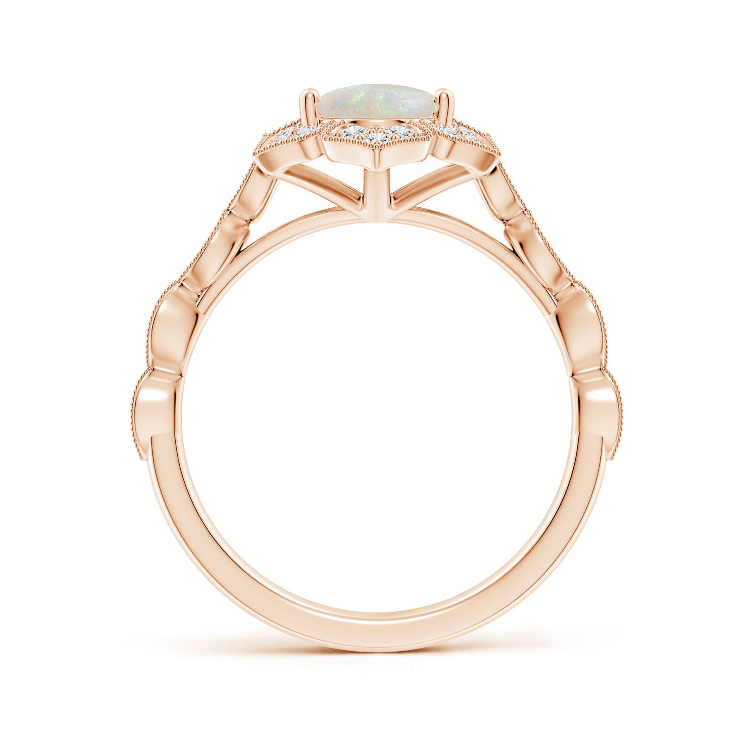 AA - Opal / 1.36 CT / 14 KT Rose Gold