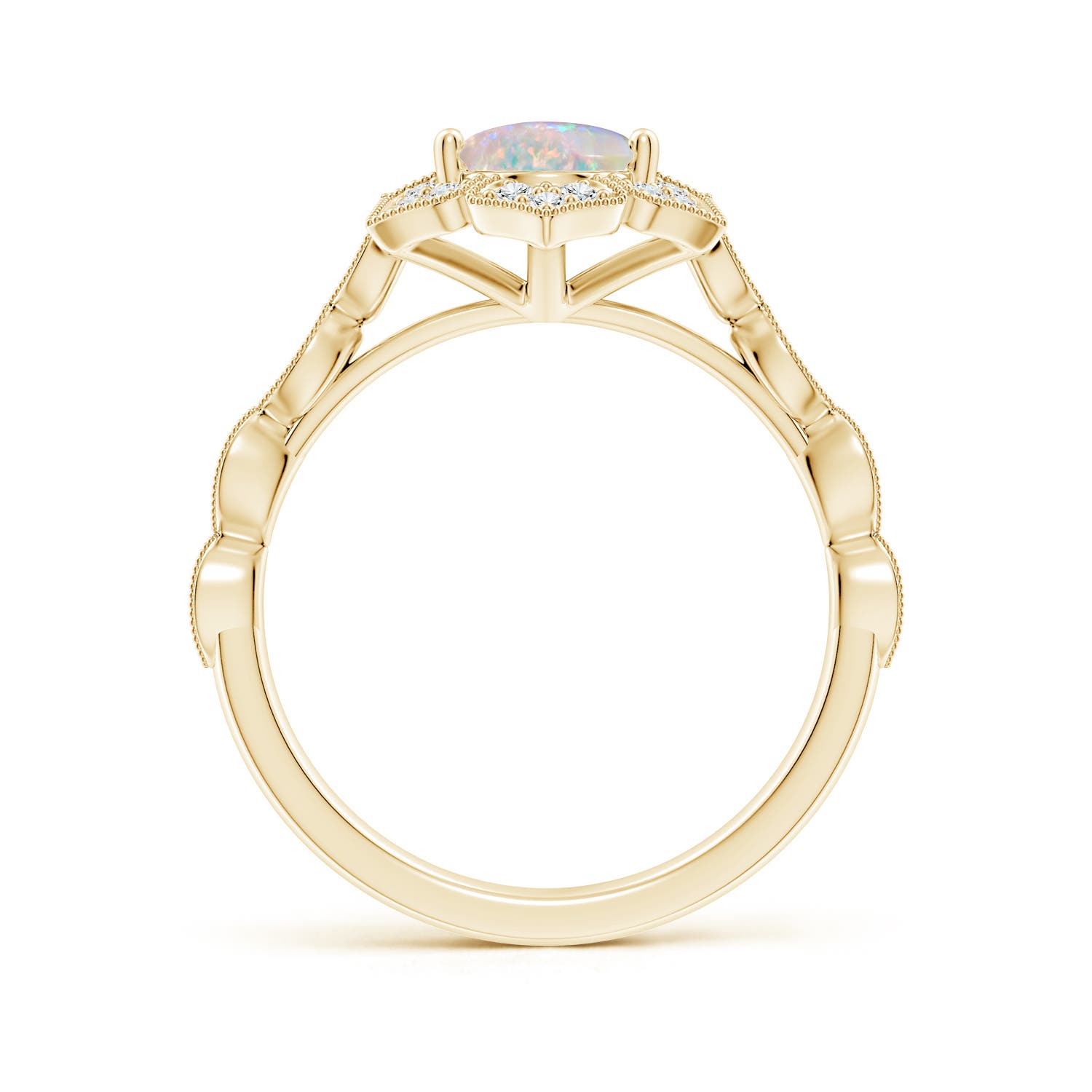 AAAA - Opal / 1.36 CT / 14 KT Yellow Gold