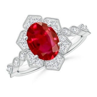 Oval AAA Ruby