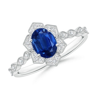 Oval AAA Blue Sapphire