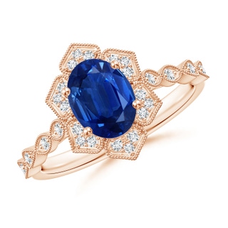 Oval AAA Blue Sapphire