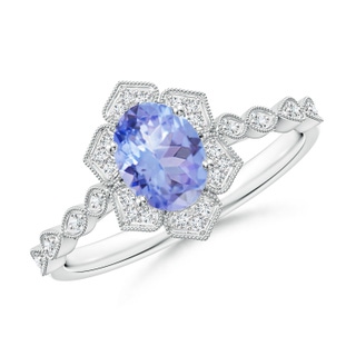 Oval A Tanzanite