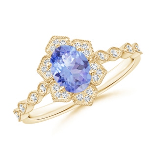 Oval A Tanzanite