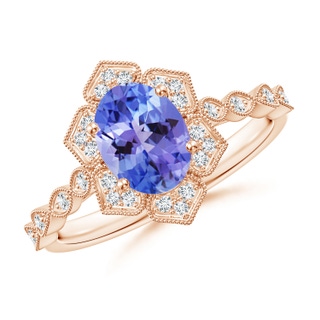 Oval AA Tanzanite