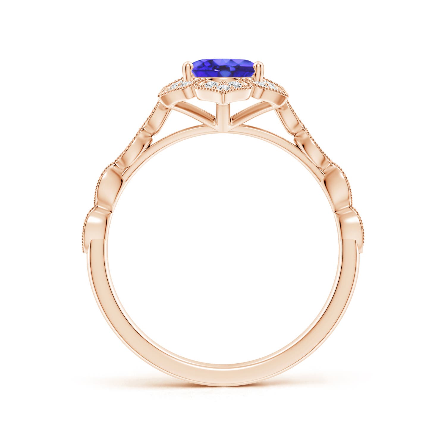 AA - Tanzanite / 1.43 CT / 14 KT Rose Gold