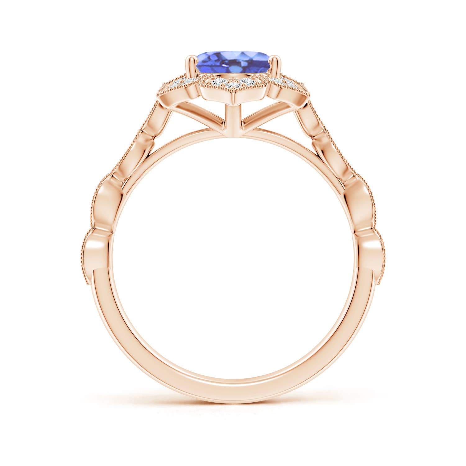 A - Tanzanite / 2.16 CT / 14 KT Rose Gold