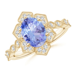 Oval A Tanzanite