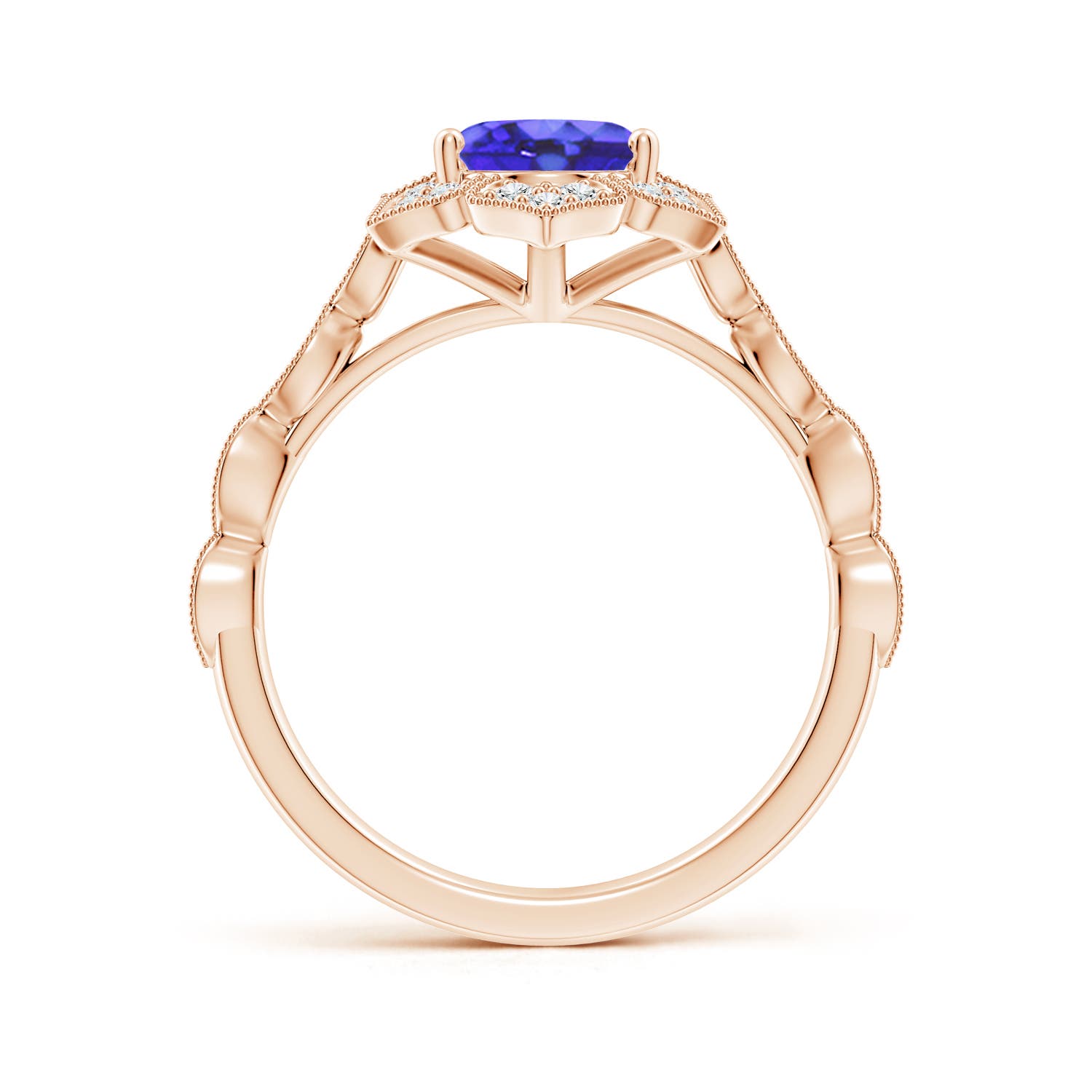 AA - Tanzanite / 2.16 CT / 14 KT Rose Gold