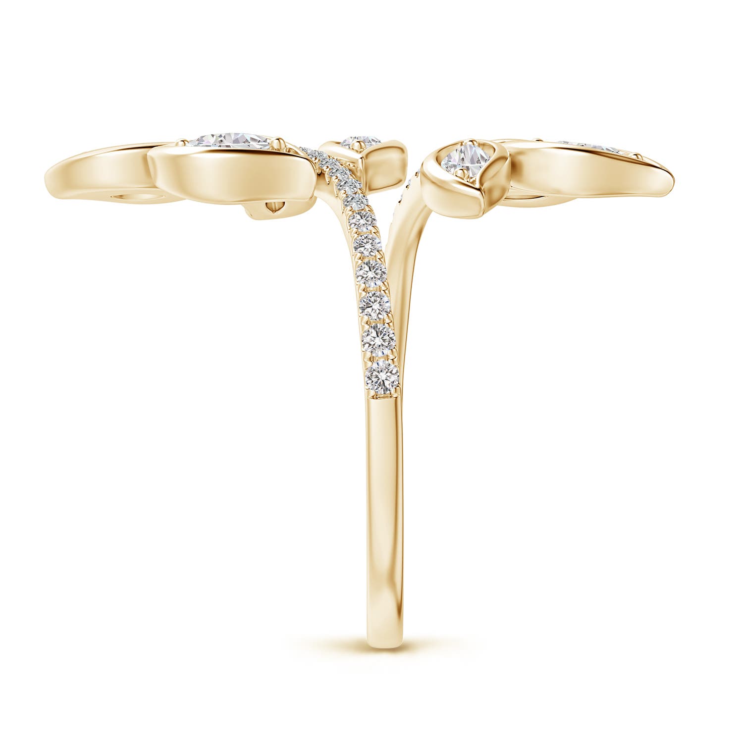 I-J, I1-I2 / 0.85 CT / 14 KT Yellow Gold