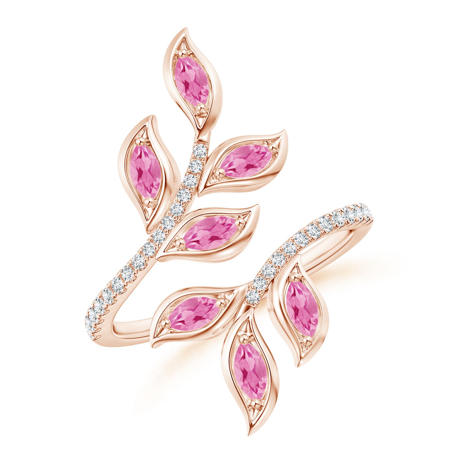 AA - Pink Sapphire / 0.84 CT / 14 KT Rose Gold